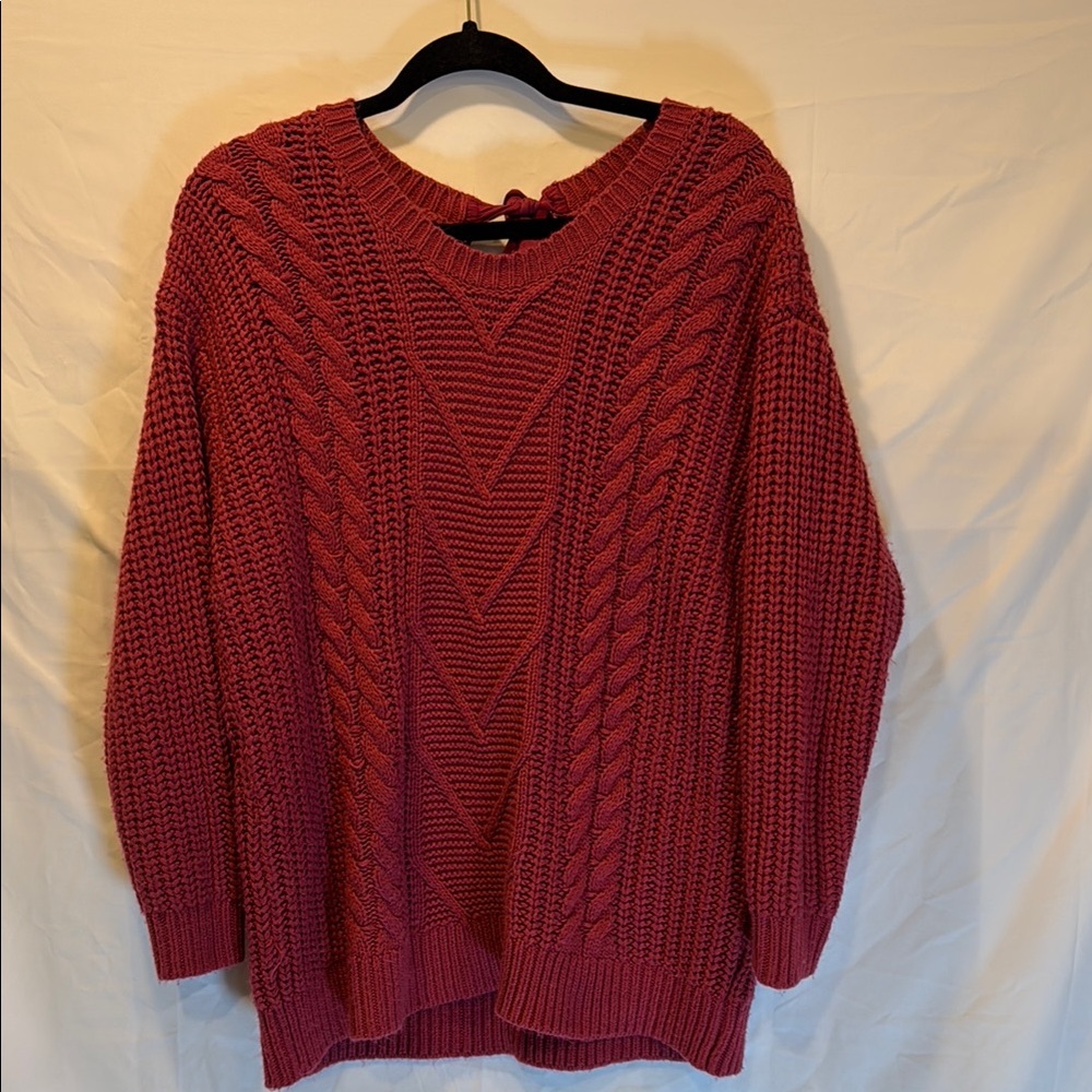 Torrid Cable Knit Crew Neck Sweater‎